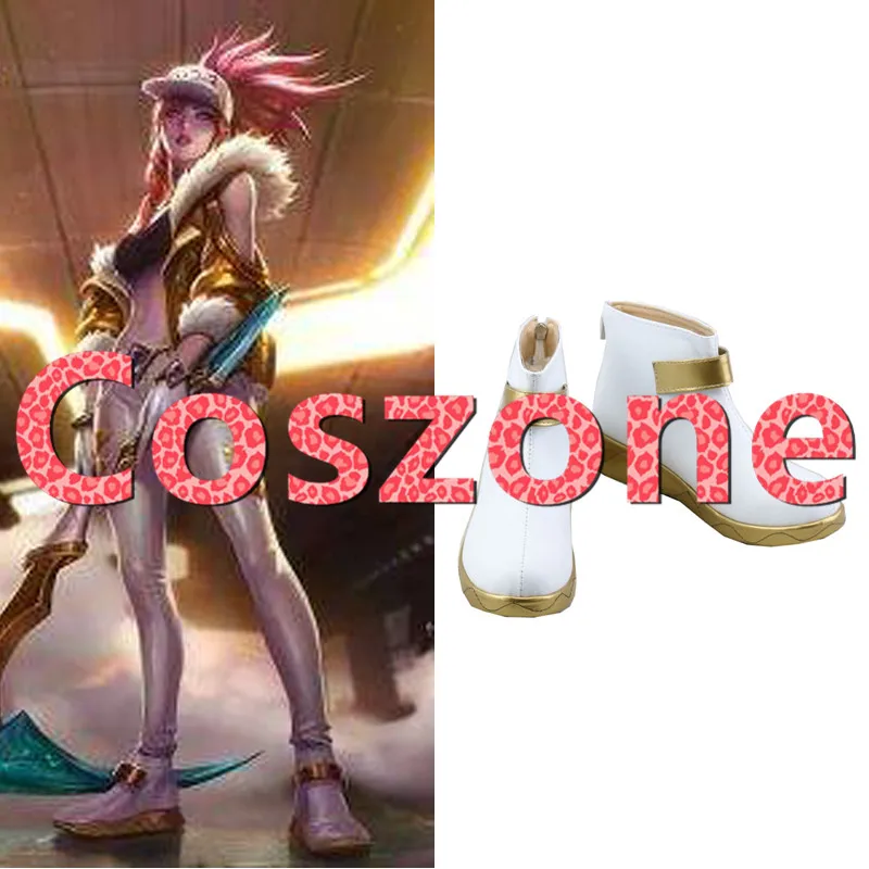 LOL KDA Akali/Обувь для костюмированной вечеринки Ботинки на Хэллоуин Карнавальный