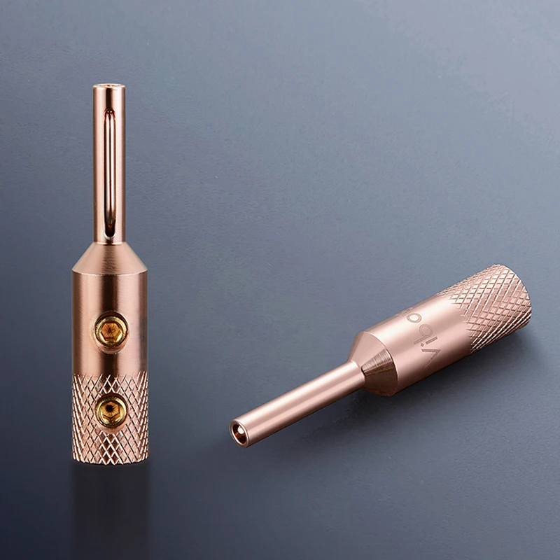 Выборг VB401 чистый Медь Banana plug Аудио Кабель акустический разъемы plug Разъем