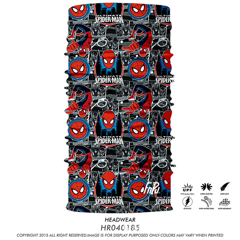 3D Marvel супергерой бесшовный бандана Велосипедный спорт шарф человек-паук шеи Gaiter