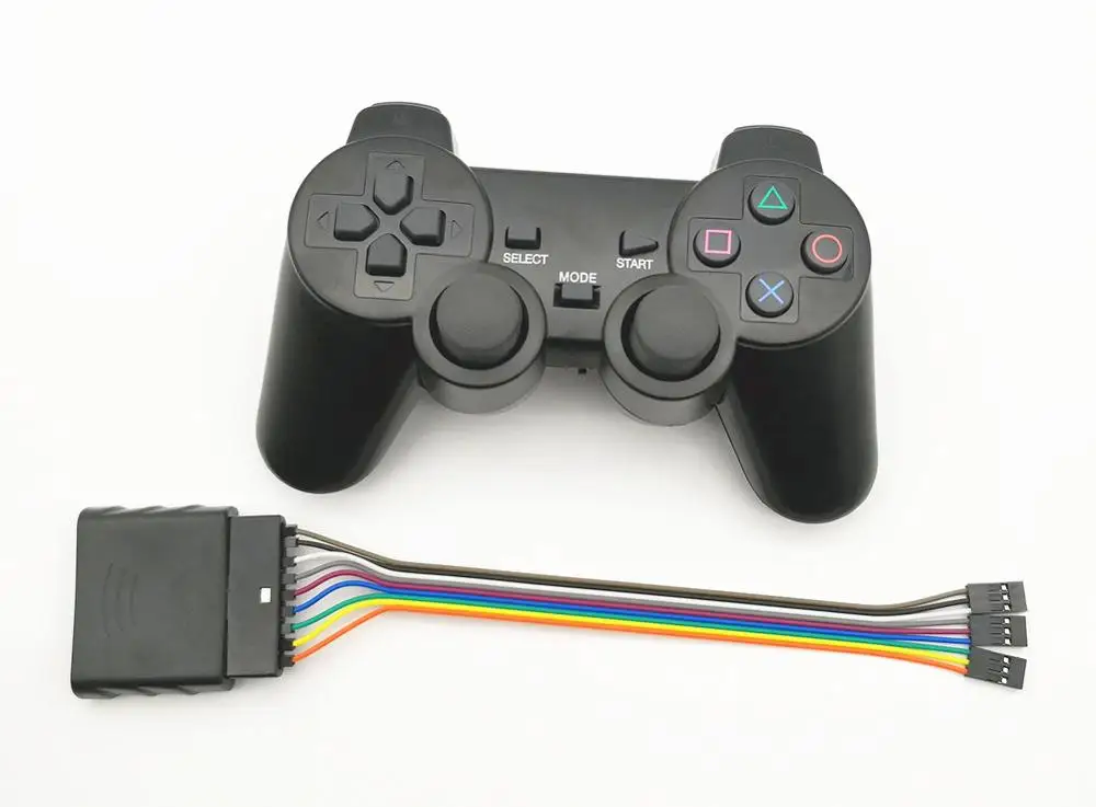 PS2 and Receiver 1 шт. 32 канала робот сервопривод плата управления и робот PS2 управление Лер и приемник ручка для робота DIY платформы - Цвет: PS2 and Receiver