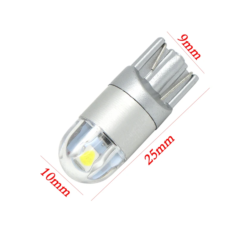 10 шт. T10 3030 2SMD светодиодный W5W Автомобильные лампы инструмент огни 168 194 зазор