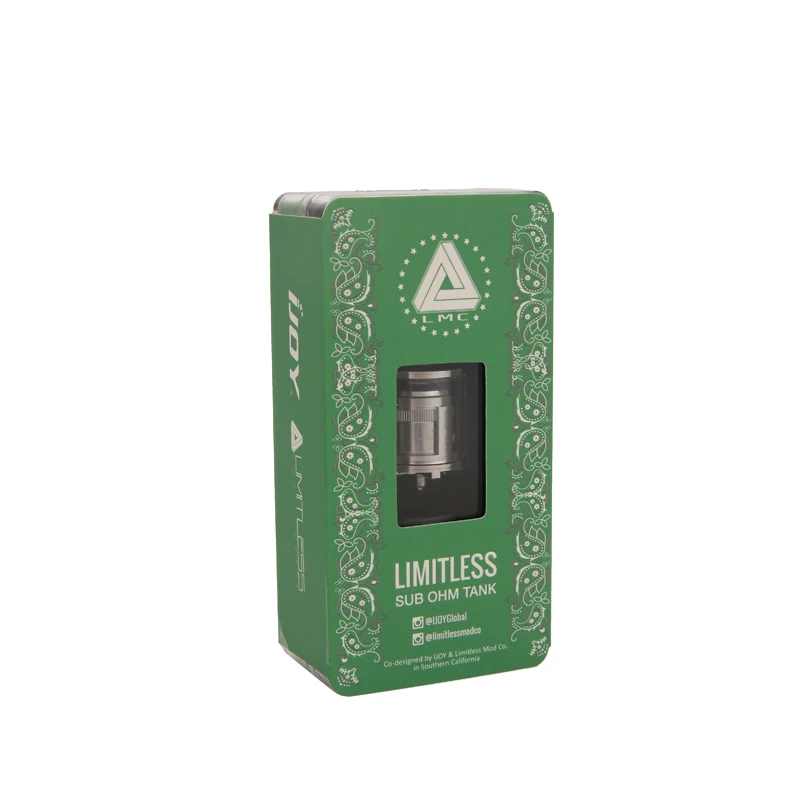 Оригинальный безграничный атомайзер Ijoy LMC Sub ohm с чипсовой катушкой емкость 2 0 мл 6