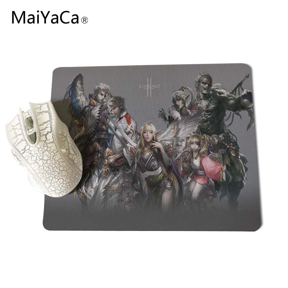MaiYaCa уникальный дизайн lineage 2 Лучшая игра Пользовательские Коврики для мыши резиновый коврик не оверлок коврик для мыши