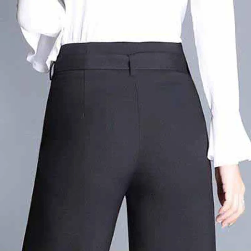 

SymorHouse New Arrival OL pants for women high waist Loose wide leg pants women Plus size 4XL female trousers with belts
