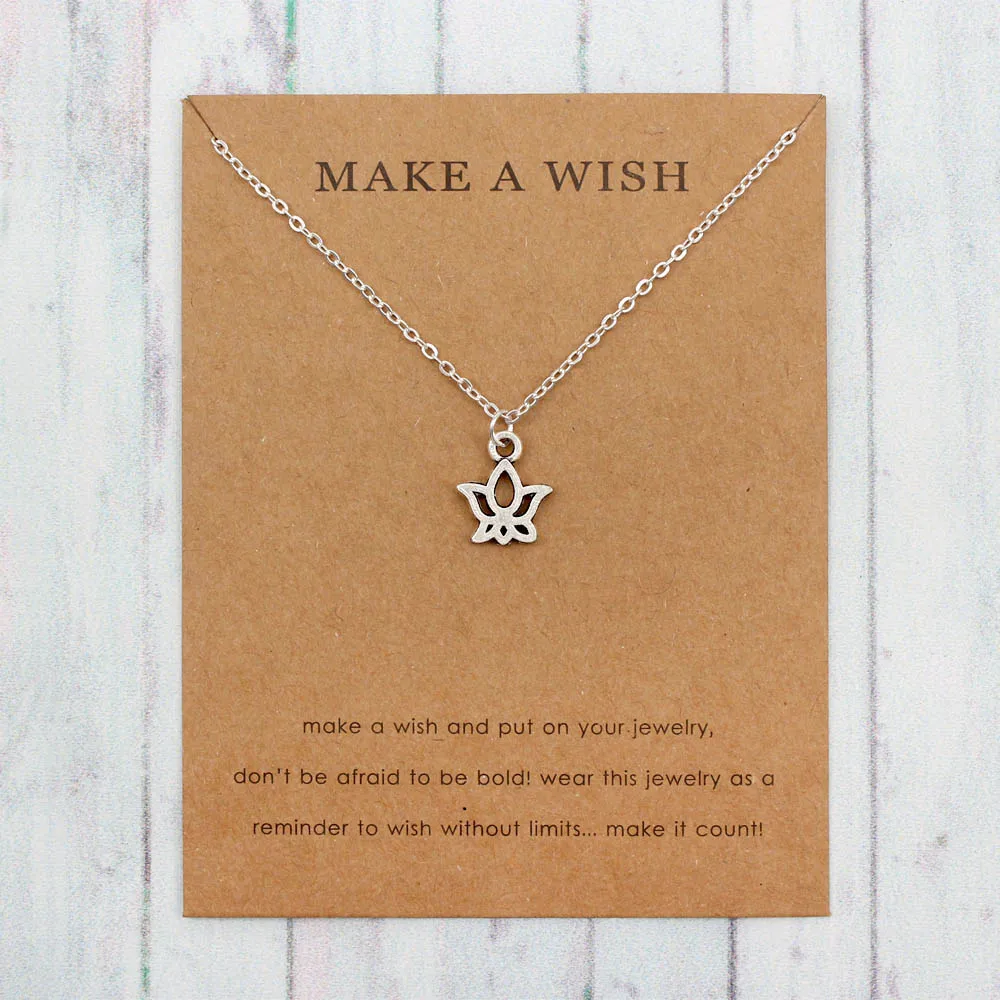 Женское ожерелье с подвеской Йога