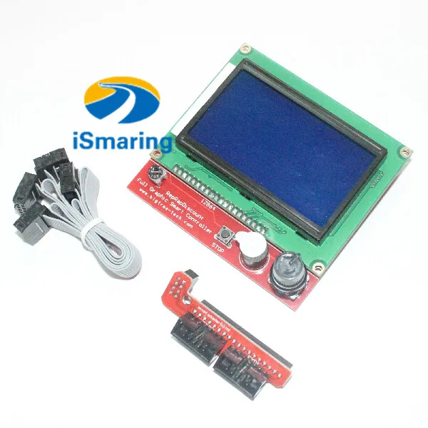 Официальный комплект для 3D-принтера iSmaring Arduino Mega 2560 R3 + контроллер RAMPS 1 4 ЖК-дисплей