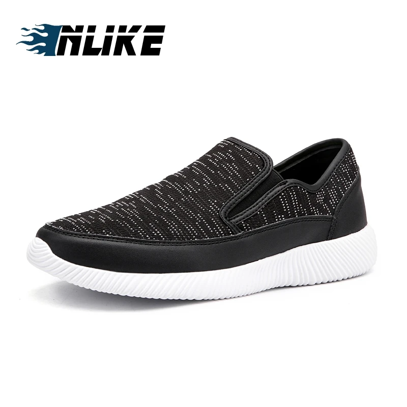 

INLIKE Men Sneakers Slip On Summer Shoes Outdoor Comfortable Hot Ultra Light Shoes Men Big Size Casual Shoes