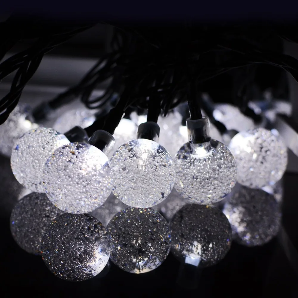 

Bubble Ball Dream Atmosphere Party Solar light string Outdoor Yard Home Garden Lawn Tree Bush Fence Decorative Led light