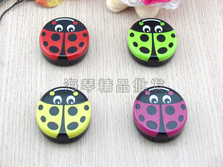 LIUSVENTINA милый чехол для контактных линз Божья коровка контейнер коробка очков |