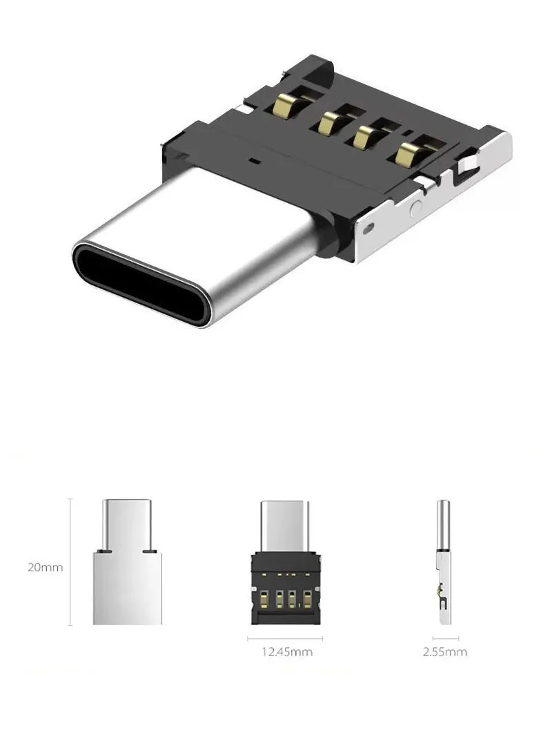 Мини OTG Micro usb type C адаптер к USB jack конвертер небольшой портативный разъем смартфон разветвитель широкий Совместимость оборудования