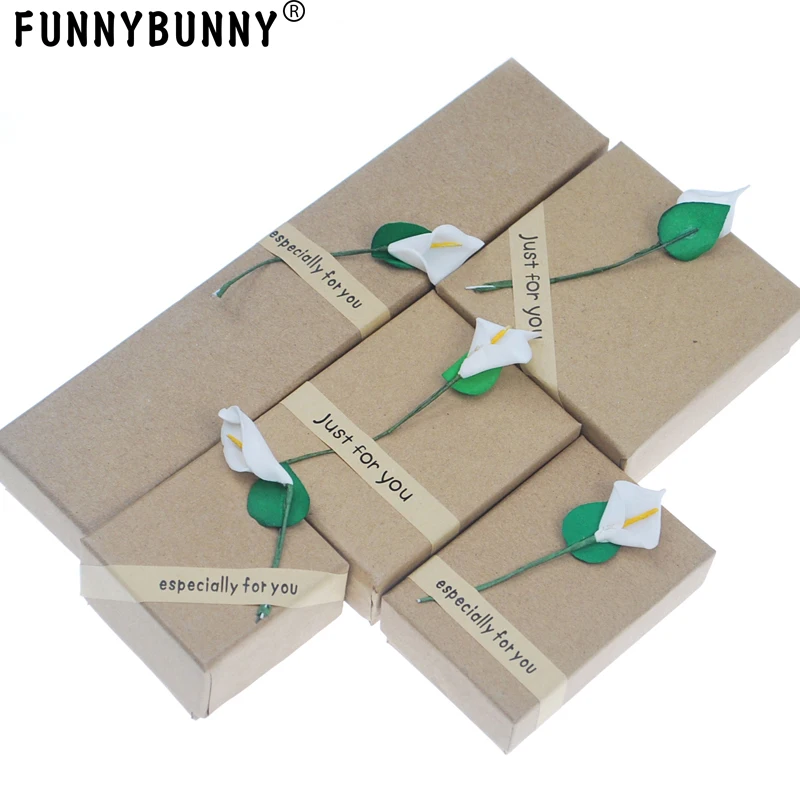 FUNNYBUNNY Изысканная Подарочная коробка для сережек ожерелья кольца|Подарочные
