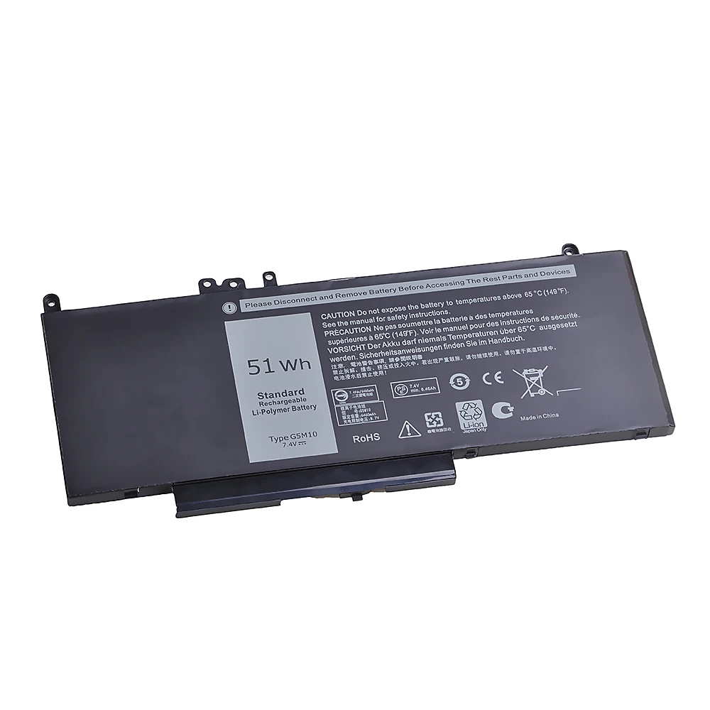 Аккумулятор для ноутбука G5M10 4 ячейки 7 В 51 Вт/ч Dell Latitude E7420 E7440 E7450 V8XN3 G95J5 34GKR 0909H5 0G95J5