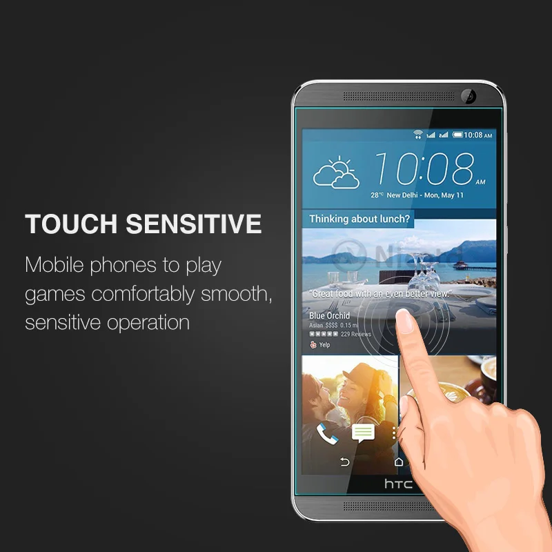 Закаленное стекло Nicotd для HTC One E9 E8 M10 9H Защитная пленка экрана Desire 826 828 830 610 510 M8 M7