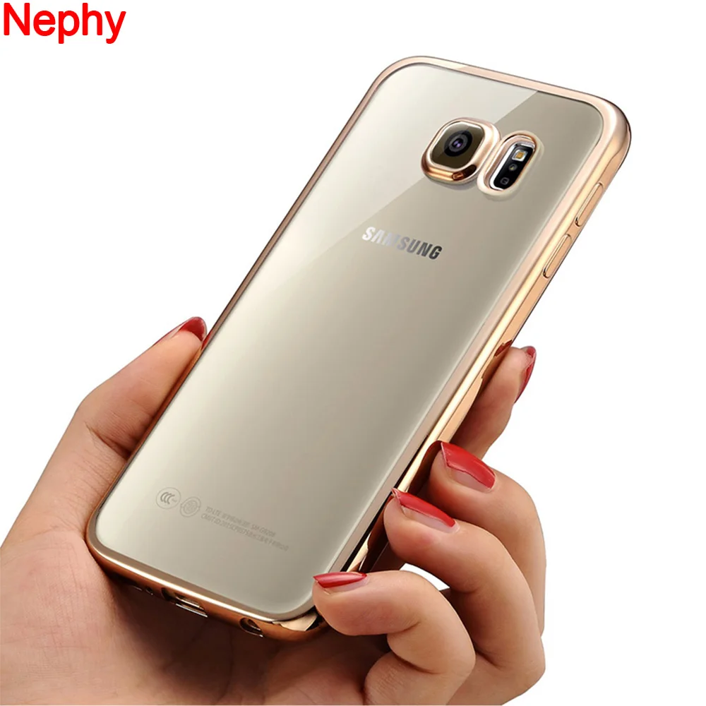 Чехол для телефона Nephy мягкий ТПУ Samsung Galaxy S6 S7 Edge S8 Plus A3 A5 A7 2016 2017 J2 J3 J5 J7 Prime Grand Note 5