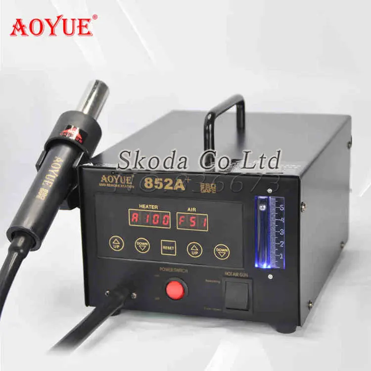 ESD безопасный 220 В aoyue 852 AOYUE 852A + цифровой дисплей SMD паяльная станция горячего