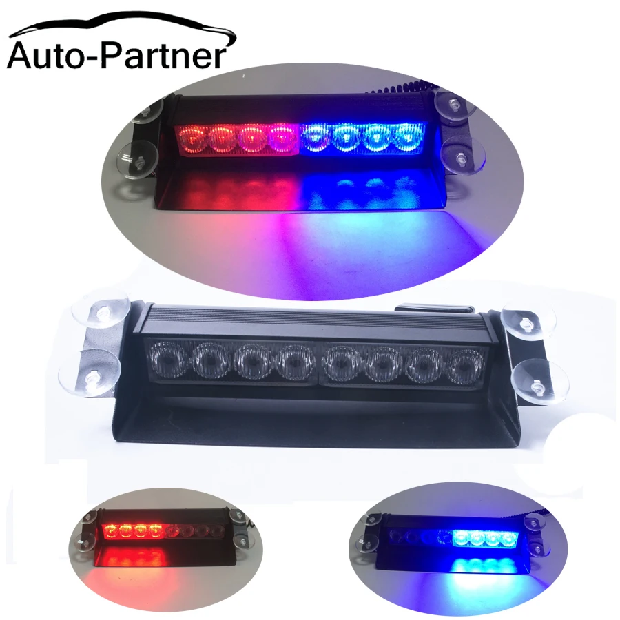 Новый Стайлинг автомобиля 8 светодисветодиодный красный синий автомобиль