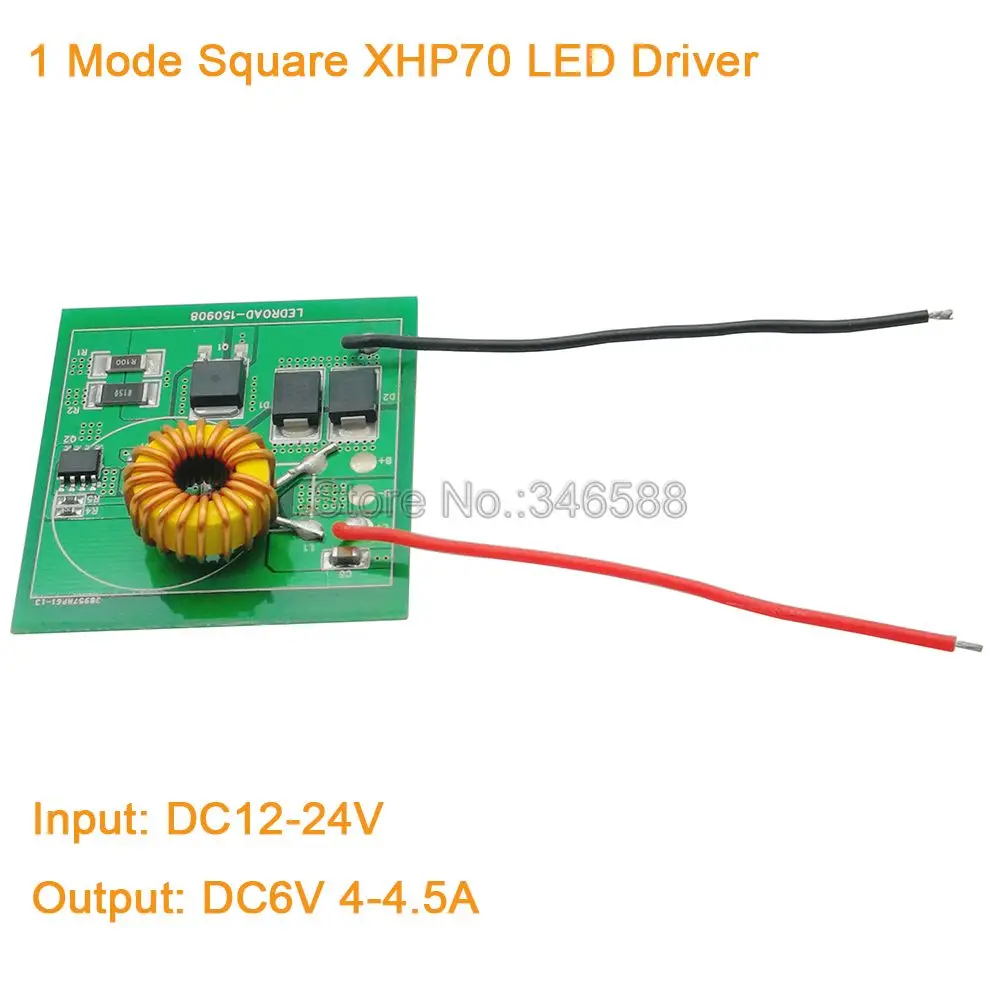 1 Режим XHP70 светодиодный драйвер вход и выход DC6V 4 4.5A трансформатор для освещения