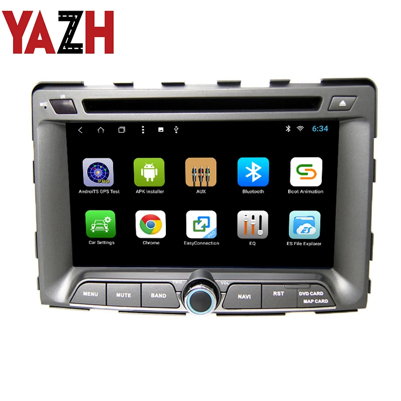 YAZH 2 Din автомагнитола CD dvd-плеер для Ssangyong Rodius 2004/Rexton 2006/STAVIC/Micro Stavic Android стерео Мультимедиа gps SWC