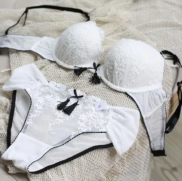 Соблазнительный кружевной Уникальный удобный комплект с бюстгальтером бахромой