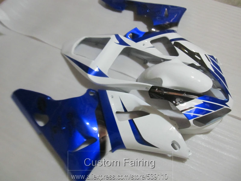 Комплект обтекателей для кузова Yamaha R1 00 01 комплект голубых и белых YZF 2000