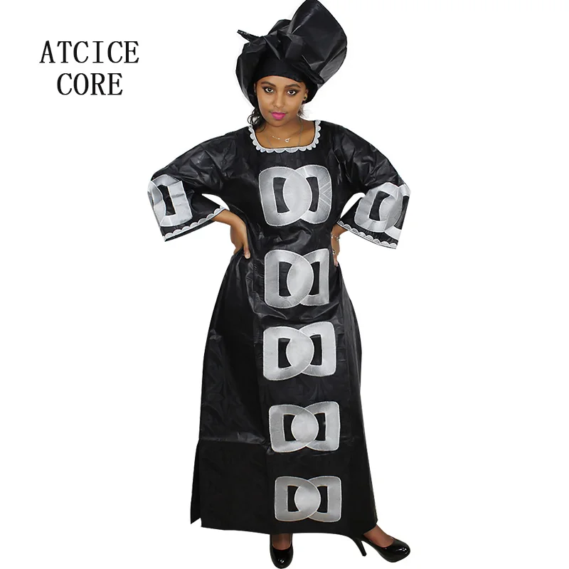 Африканские платья для женщин Модный Дизайн Новый Африканский базин с вышивкой