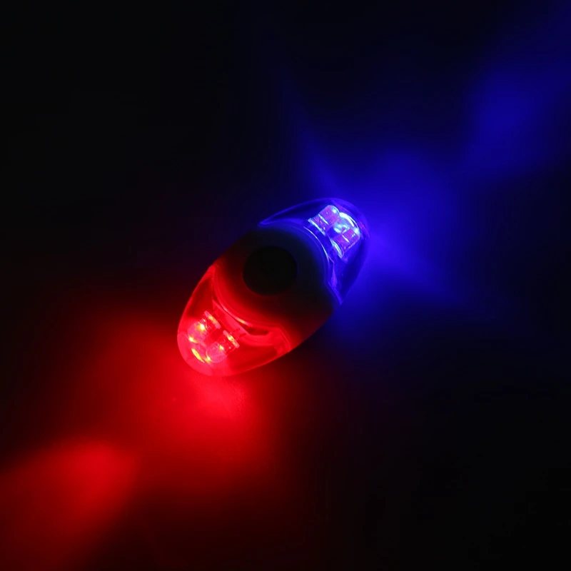 Передняя фара Маяк безопасности MTB велосипед 4 LED свет Красный Синий Ультра
