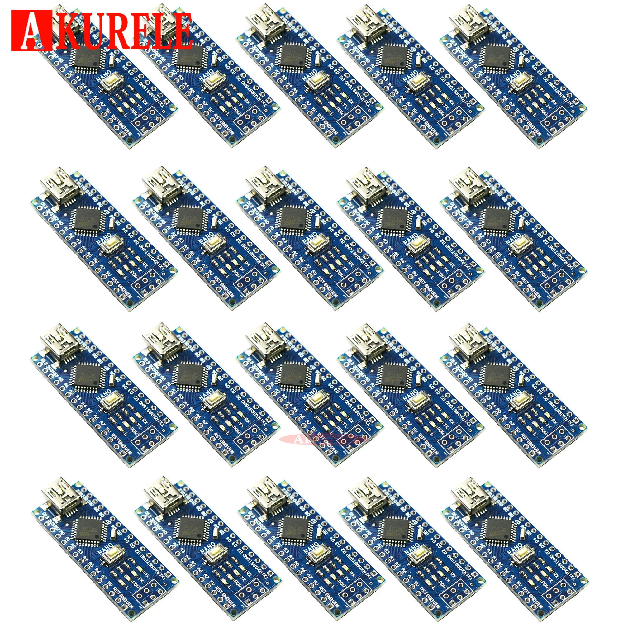Плата модуля микро контроллера Nano V3.0 ATmega168 CH340G CH340 с интерфейсом USB UART для Arduino NANO