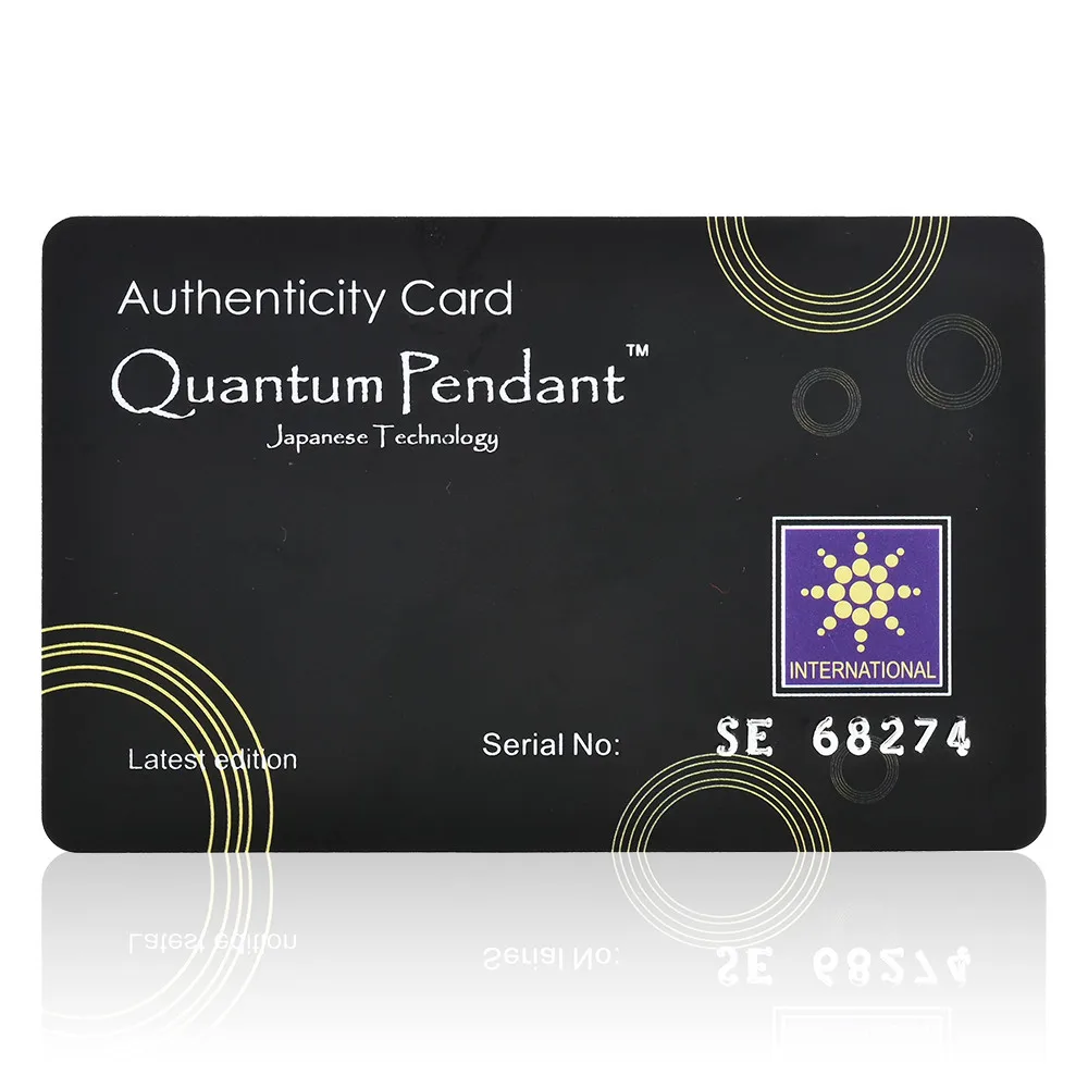 Модный кулон Quantum pendant ожерелье скалярная Orgon энергия neg ионы с защитой от ЭМП много ювелирных изделий