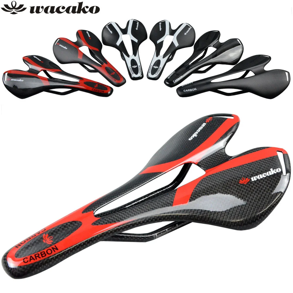 Седло для дорожного велосипеда wacako полностью из углеродного волокна 111 г|bicycle saddle