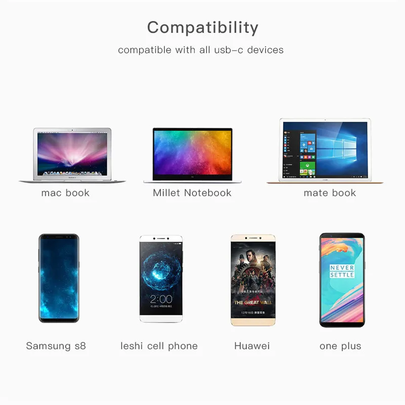 Адаптер Robotsky USB Type C к Micro кабель переходник типа OTG для Samsung Letv Macbook Matebook|Кабели