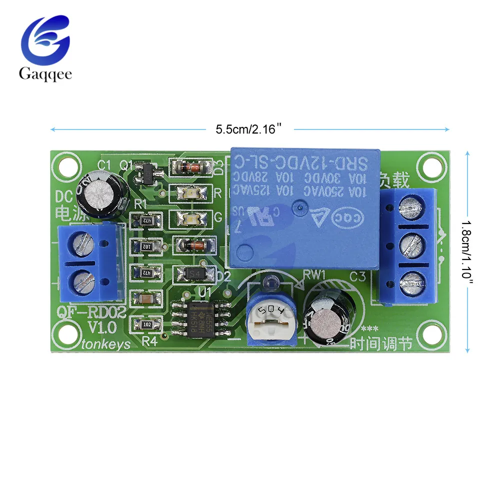 1 канальная релейная плата постоянного тока 12 В велосипедный фотомодуль 0 60 с