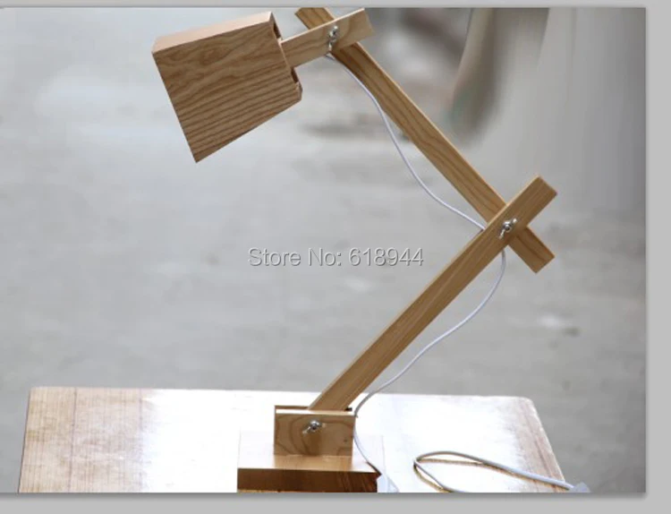 2014 Лидер продаж Деревянный Настольная лампа прикроватные лампы настольная