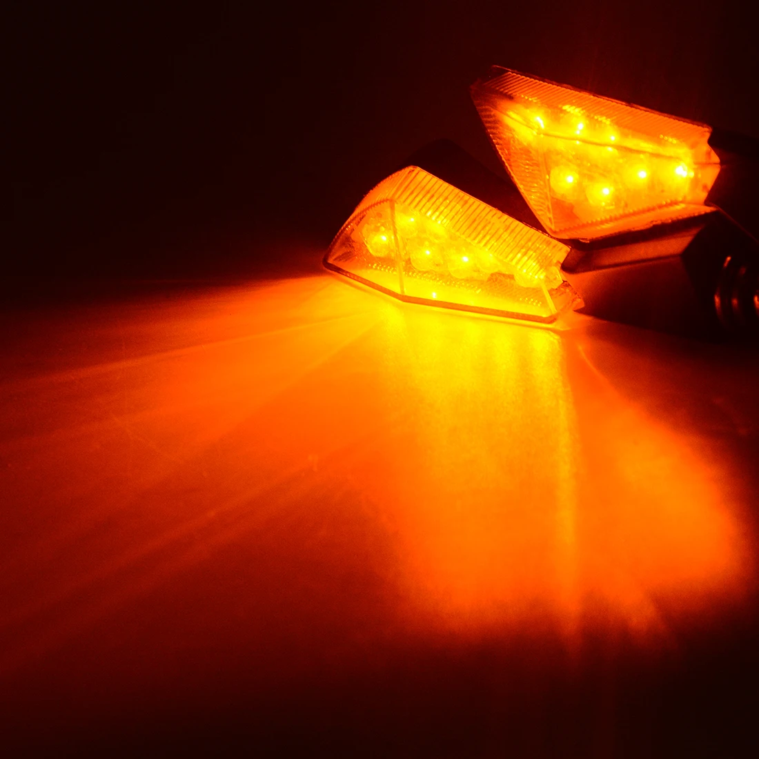 Сигнальные огни для мотоцикла 12LED сигнальные мигалки Yamaha YZF R1 XJR1300 FJR 1300 FZ1 FAZER R6S