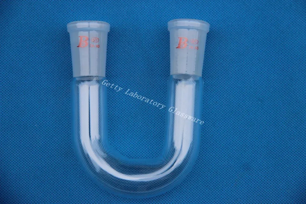 

U shape Glass Connecting Adapter, Distilliing Adapter with both 24/40 Outer joints