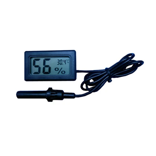 ЖК Цифровой термометр гигрометр зонд метр для инкубатора рептилий теплицы