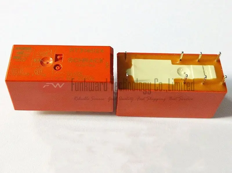 Реле мощности RT314012WG RT314012 RT314024 RT314024F 16 А 250 В переменного тока 8 контактов|Реле| |