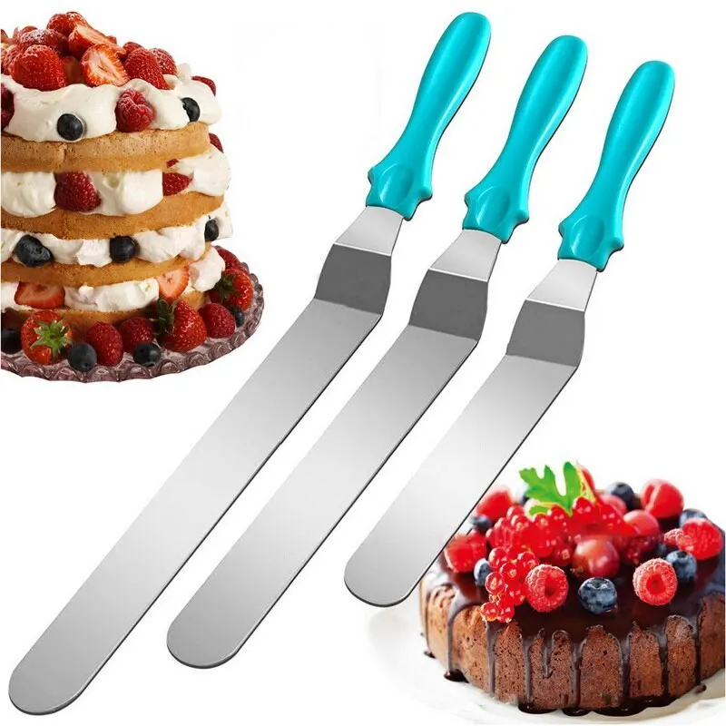 4pcs blue Пластиковый круглый поворотный стол для торта, вращающаяся противоскользящая подставка для торта, инструмент для выпечки «сделай сам», кухонный инструмент, принадлежности для выпечки - Цвет: 4pcs blue