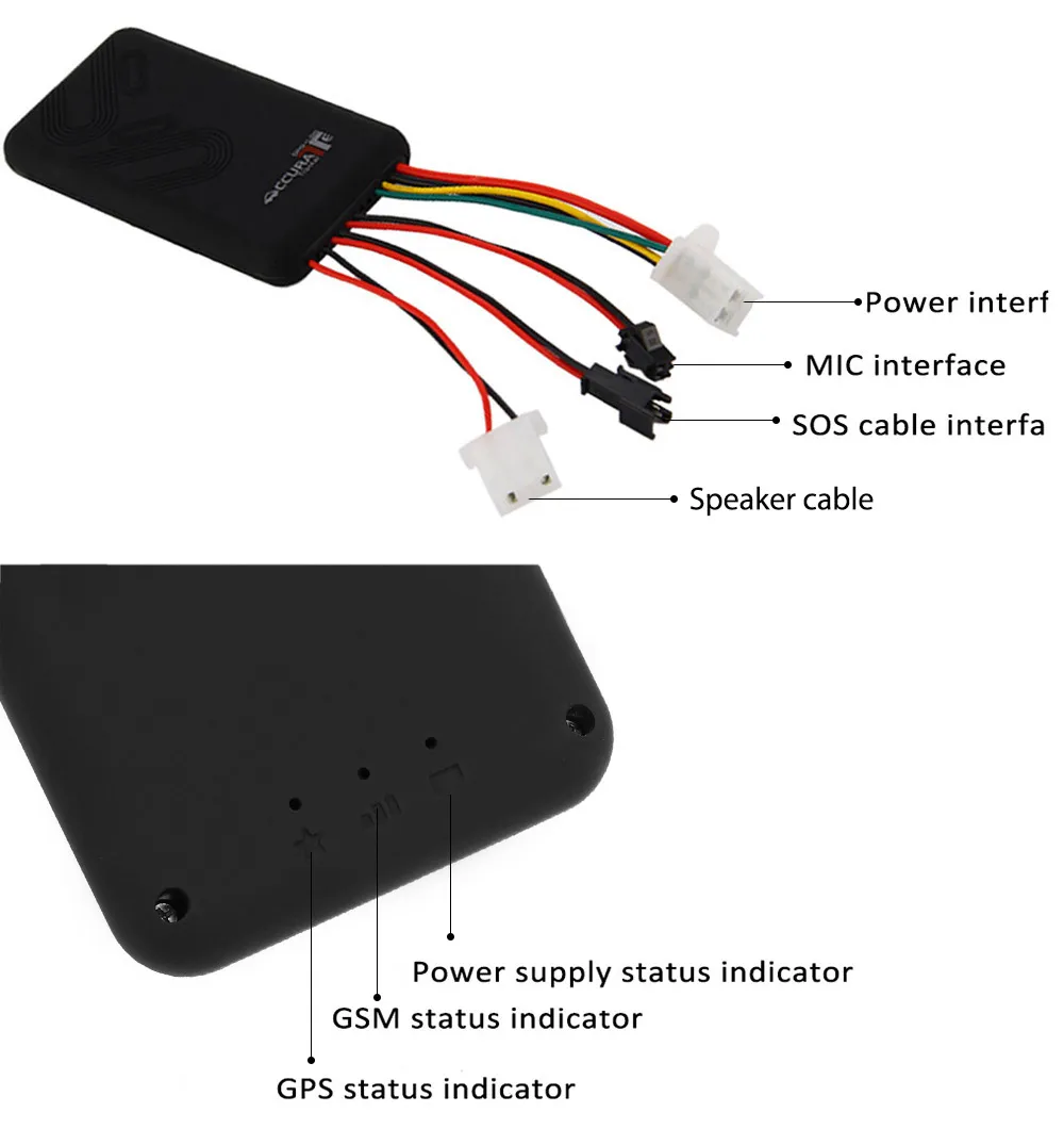 Автомобильный трекер с gps датчиком SMS GPRS двигатель Противоугонный циферблат