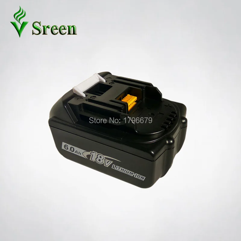 BL1860 6000 мАч Перезаряжаемые литий ионный Батарея Замена для Makita 18 В BL1840 BL1830 LXT