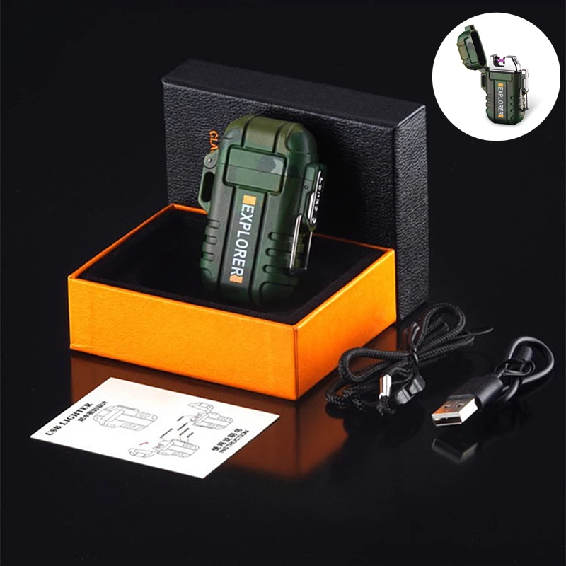 Зажигалка usb-зажигалка камуфляжная Электронная зажигалка перезаряжаемые