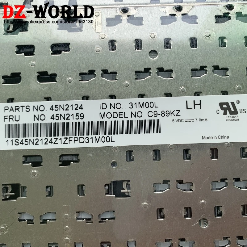 Новая Оригинальная Русская клавиатура для Lenovo Thinkpad T410 T420 T410S T420S X220 X220i T510 i T520 W510 W520