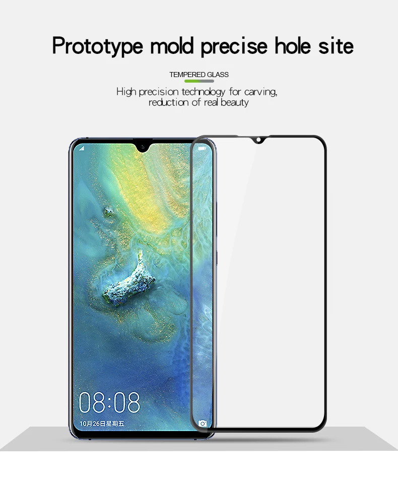 MOFI For Huawei Mate 20 X Tempered Glass Lite / 20X Screen Protector 3D Full Coverage Protective LCD Guard Film | Аксессуары для