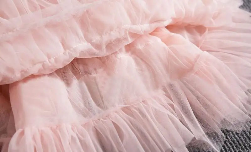 2018 новый цветок Платья-пачки для девочек платье принцессы девочки детское