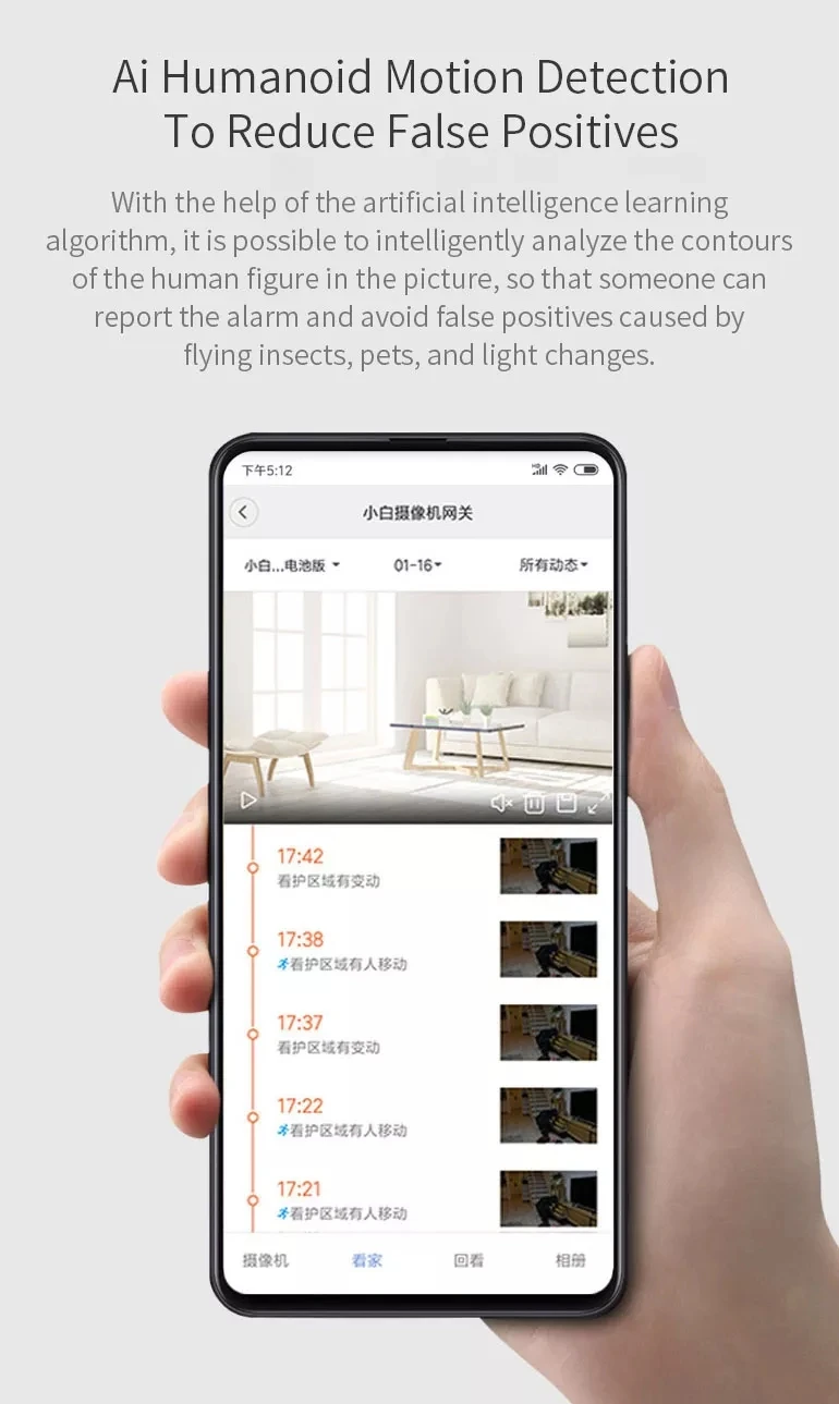 Xiaomi Mijia смарт-камера батарея шлюз CMSXJ11A 1080P 120 градусов F2.6 AI Humanoid обнаружения IP Беспроводная камера s Cam