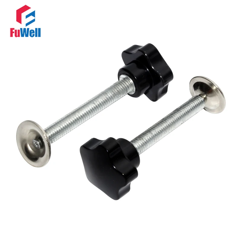 M12 Male Thread Star Зажим для ручек с пластиной Bakelite 50 мм Head Plum затягивающие гайки ручная