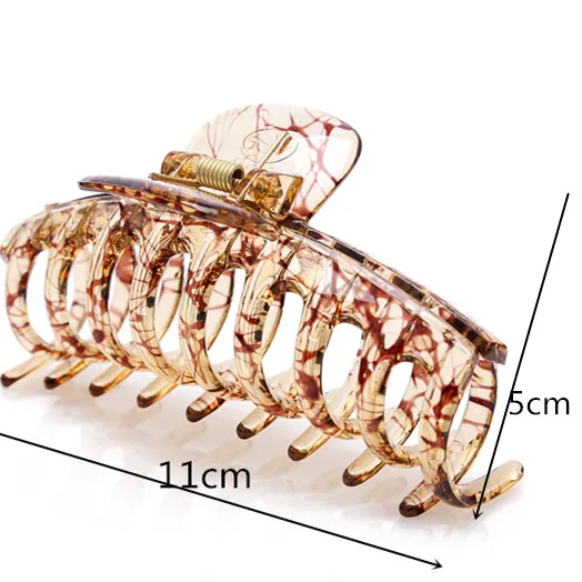 Женские заколки для волос Fancyin высококачественные пластиковые длиной 11 см |