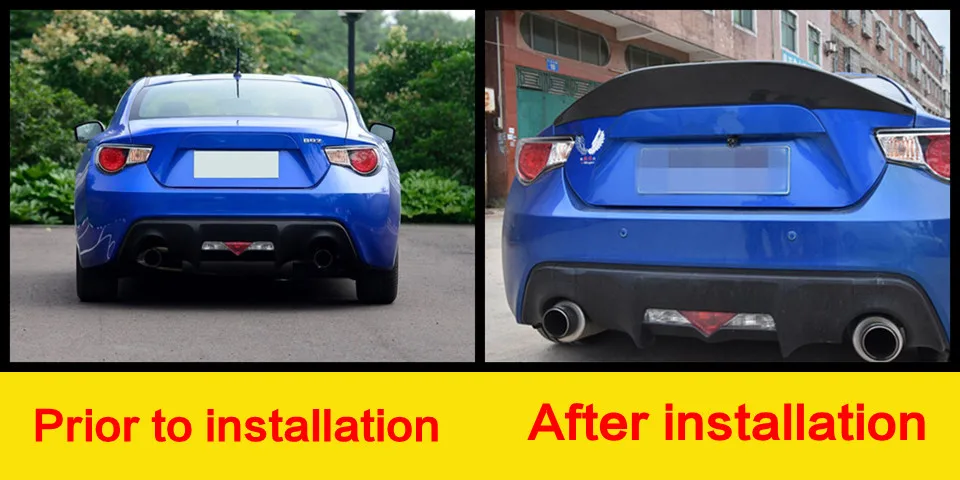Для Toyota 86 GT86 спойлер subaru BRZ, углепластик задний спойлер высококачественные цветные задние крылья хвост fin2012- запасной