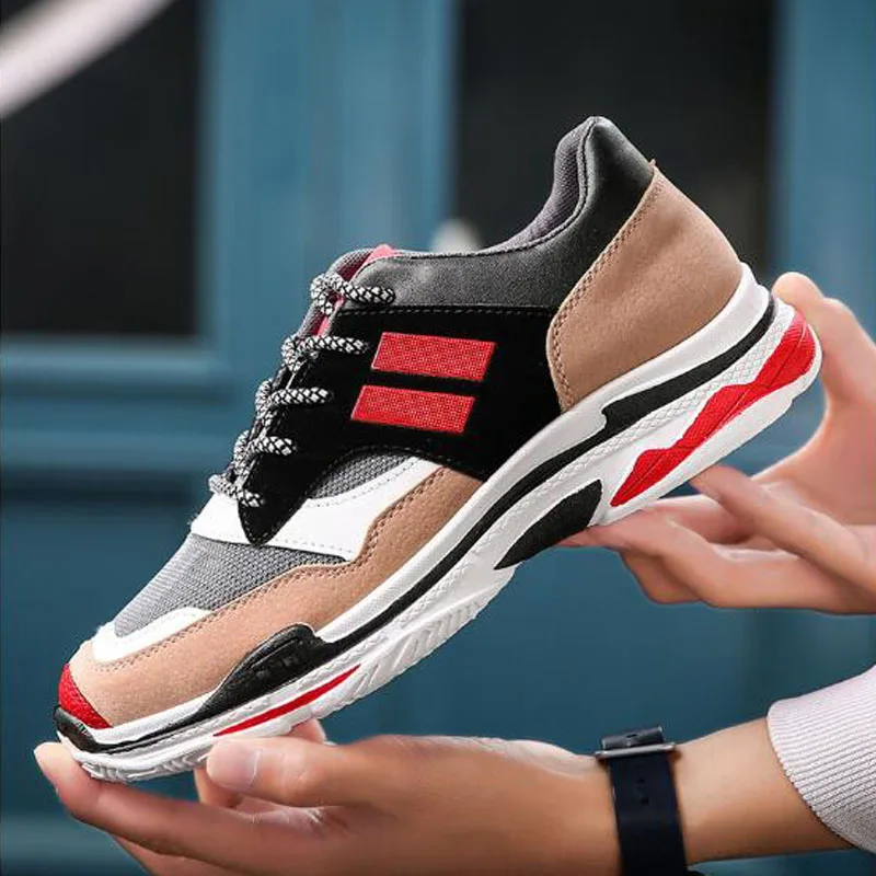 2019 New Arrival Men's Causal Shoes Campus Sport Sneakers Breathable Dad Non-slip Street Couple shoes Tennis | Обувь