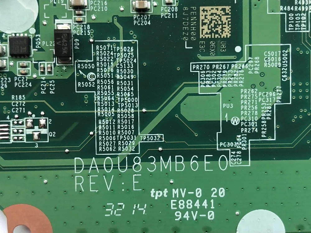 782103-501 782103-001 для ноутбука HP 15-F 15-F010DX Series Материнская плата DA0U83MB6E0 SR16Q I3-4010U