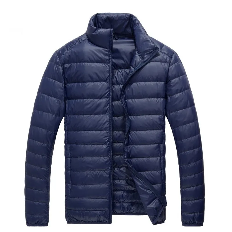 Мужская одежда с воротником-стойкой Ультралегкая Водонепроницаемая Теплая